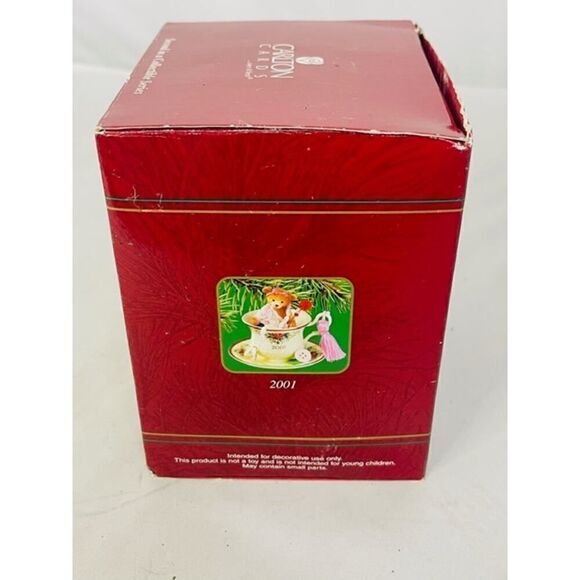 Carlton Cards Heirloom ornaments little treasures 2002 bear in a teacup - Picture 8 of 9